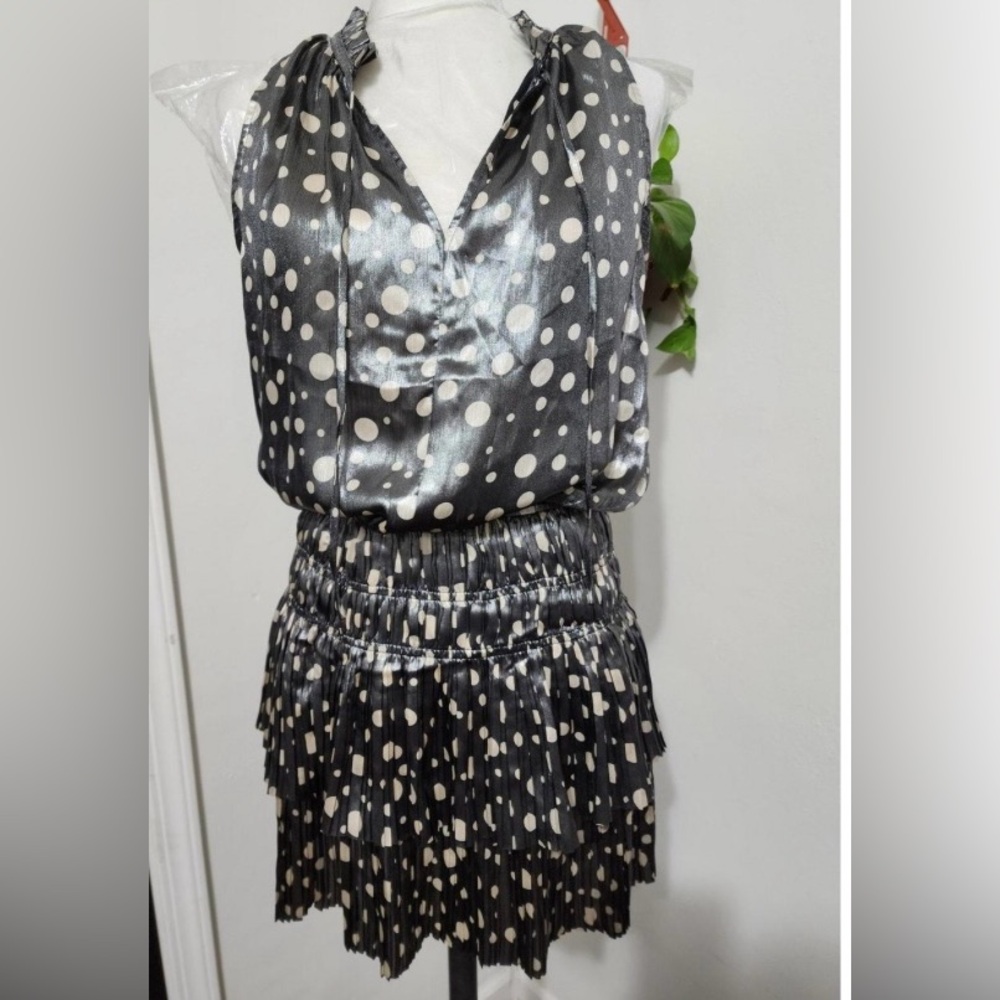 Fun and festive silver dress . Worn once for holiday season.